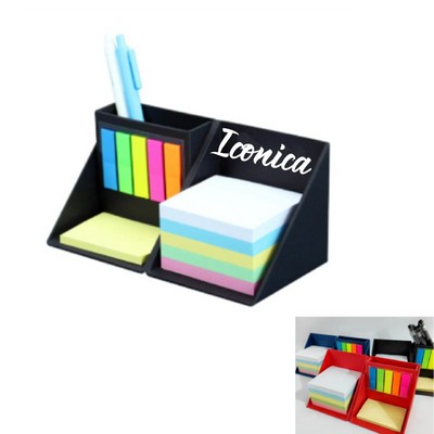 Square Box with Various Sticky Notes