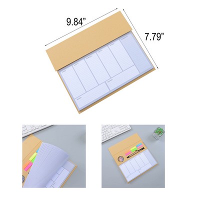 Eco-Friendly Organizer Notebook with FSC Certification